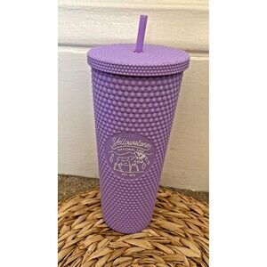 Yellowstone National Purple Lavender Park Tumbler 16 Fl Ounces